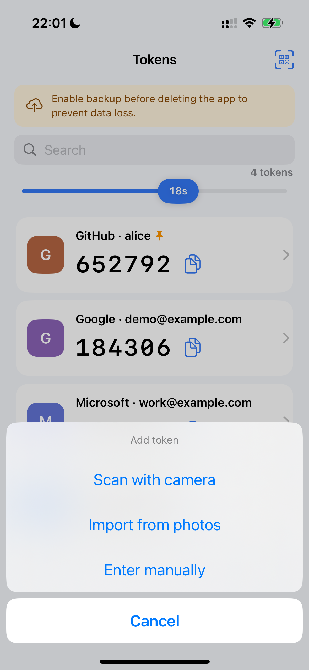 Authloom screenshot 2